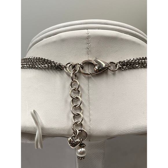 Brighton Double Strand Pearl-icious
Glass Pearl and Beaded Silver Tone Necklace - Picture 6 of 11